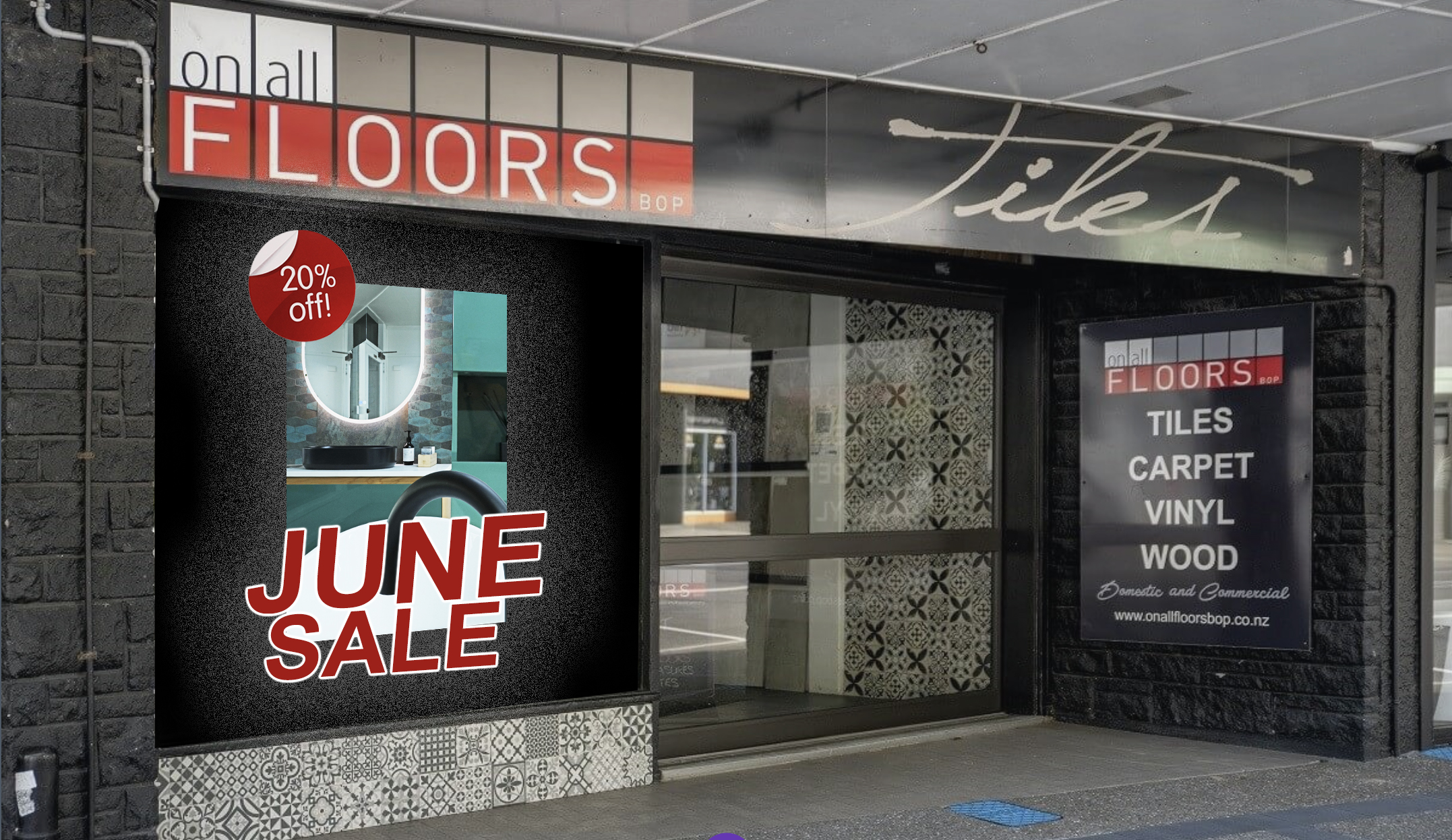 On All Floors Shopfront